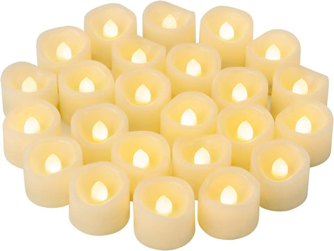 24 LED Flameless Flickering Tea Lights